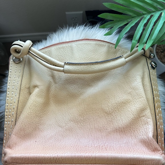 BCBGMaxazria Cream and ombré hand bag - Picture 4 of 5